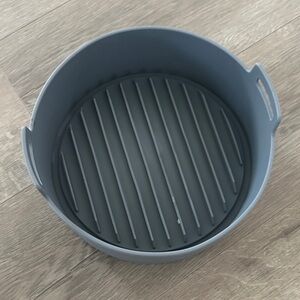 Gray Silicone Airfry Basket